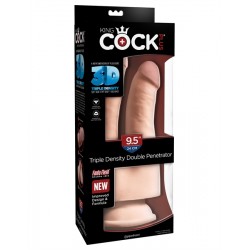 King Cock Plus Triple Density Double Penetrator 24.13 cm. (9 inch) dildo fallo realistico