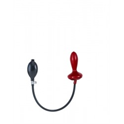 Inflatable Solid Ballplug Red S dildo small dilatatore anale gonfiabile