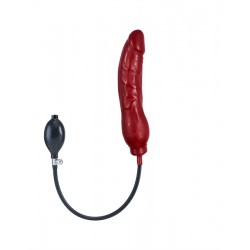 Inflatable Solid dildo Red XL fallo dilatatore anale gonfiabile
