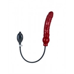 Inflatable Solid Dildo Red L fallo dilatatore anale gonfiabile