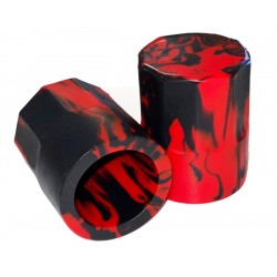 Oxballs HOGNIPS-2 Nipple Pullers Black Red succhiacapezzoli grandi in silicone