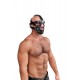 Mister B Leather Face Muzzle Harness maschera bavaglio in pelle
