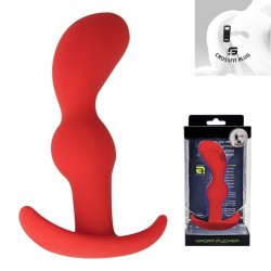 Sport Fucker CrossFit Plug Red Medium Silicone massaggiatore prostata plug anale 