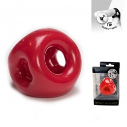 Sport Fucker Energy Ring Red cockring e ballstretcher estensibile