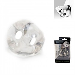 Sport Fucker Energy Ring Clear cockring e ballstretcher estensibile