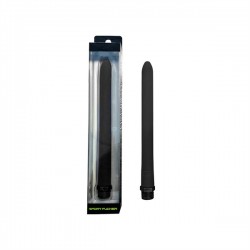 Sport Fucker Locker Room Hose (9 inch) Medium Anal Irrigator Black doccino 22,86 cm. irrigatore anale silicone