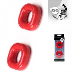Sport Fucker Boner Expansion Kit Red 2 pezzi ballstretcher