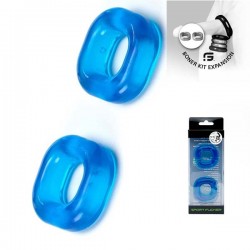 Sport Fucker Boner Expansion Kit Blue 2 pezzi ballstretcher