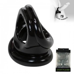 Sport Fucker The Cock Harness Black cocking & ballstretcher nero