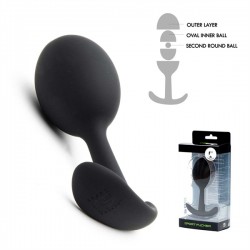 Sport Fucker Thunder Plug Large Black plug massaggiatore prostata in silicone