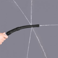 Sport Fucker Silicone PowerShot Nozzle Black doccino 45 cm. irrigatore anale silicone