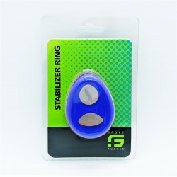 Sport Fucker Stabilizer Ring Blue cockring & ballstretcher in silicone estensibile