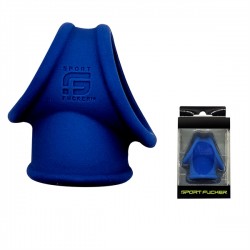 Sport Fucker Silicone Cock Tube Blue cockring & ballstretcher in silicone estensibile