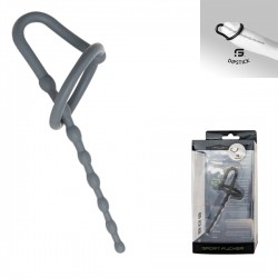 Sport Fucker Silicone Dipstick Sound Grey cockring anello glande in silicone con sonda
