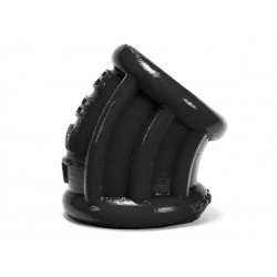 Oxballs Bent 1 Black Ball Stretcher Black per allungare lo scroto in silicone