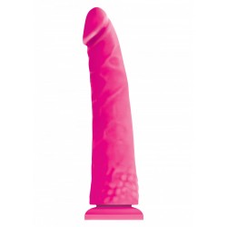 NS Novelties Colours Pleasures Thin 8 Inch Dildo Pink fallo realistico in silicone