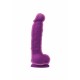 NS Novelties Colours Dual Density Purple 5 inch fallo realistico in silicone