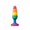 NS Novelties Colours Pleasure Plug Rainbow Small plug dilatatore anale in silicone arcobaleno