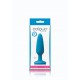 NS Novelties Colours Pleasure Plug Blue Small dilatatore anale in silicone