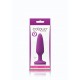 NS Novelties Colours Pleasure Plug Purple Small dilatatore anale in silicone