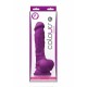 NS Novelties Colour Pleasures Purple 7 inch fallo realistico in silicone