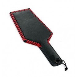 Black Label Leather Paddle Wide Heavy Grain paletta per sculacciare e giochi s/m in pelle