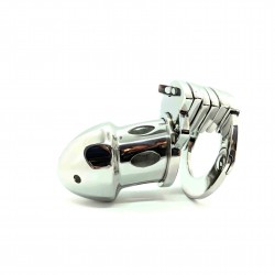 Black Label Stainless Steel The Prison Bird Chastity Cage gabbia di castità pene in acciaio inox