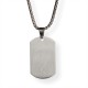 Master of the House Dog Tag Puppy Silver Matt collana con pendente per cucciolo