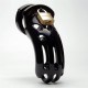 CB-X The Curve Chastity Cage Black gabbia XL di castità per il pene