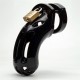 CB-X The Curve Chastity Cage Black gabbia XL di castità per il pene