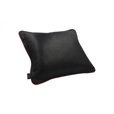 Mister B Sling Pillow Black Red cuscino per sling in pelle con bordino rosso 