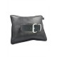 Mister B Sling Pillow Black White cuscino per sling in pelle con bordino bianco