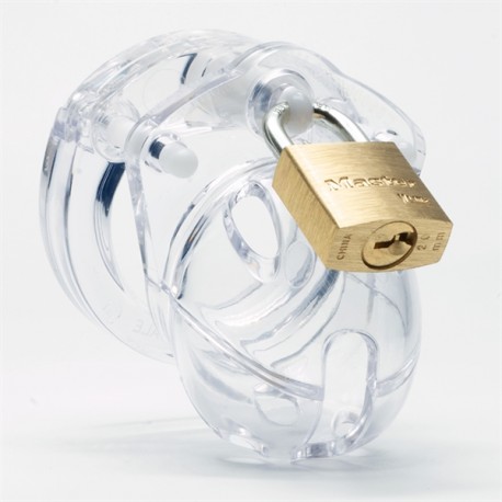 CB X Mr Mini Chastity Cage Clear gabbia di castità per il pene
