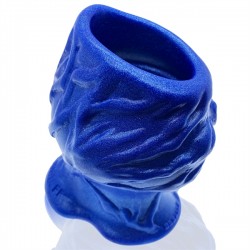 Oxballs PIGHOLE Squeal FF Veiny Hollow Plug Blue tunnel salva anoFF  in silicone blue