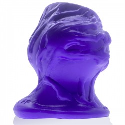 Oxballs PIGHOLE Squeal FF Veiny Hollow Plug Purple tunnel salva anoFF  in silicone viola