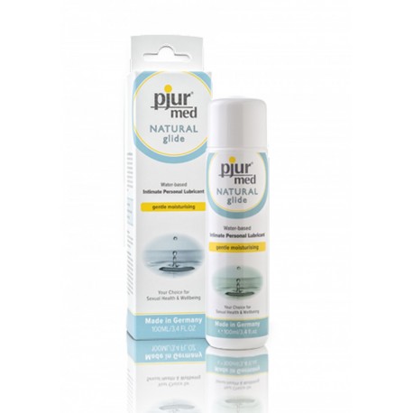 Pjur Med Natural Glide Wb 100 Ml. lubrificante intimo a base acquosa protegge e lenisce la pelle secca