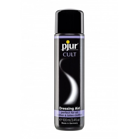 Pjur Cult Dressing Aid 100 Ml. rende facile indossare i capi d'abbigliamento in lattice, gomma