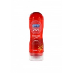 Durex Play Massage 2in1 Sensual 200 Ml. Lubrificante Gel lubrificante per il massaggio e per il sesso