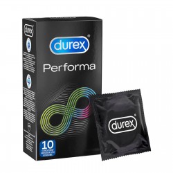 DUREX Performa 10 pz. profilattici preservativi per un piacere più duraturo
