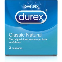 DUREX Natural 3 pz. profilattici preservativi naturali