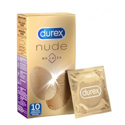 DUREX Condoms Nude No Latex10 pz. profilattici preservativi senza lattice ultra sottili