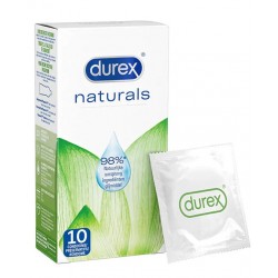 DUREX Naturals Condoms 10 pz. profilattici preservativi naturali