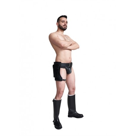 Mister B Leather Hip Holster L in marsupio gamba in pelle 