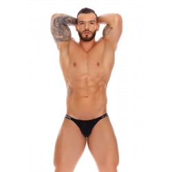 Mister B JOR Eros Brief Black slip a vita bassa