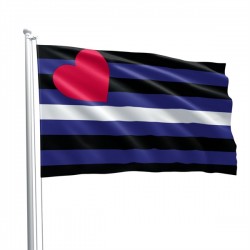 Leather Pride Fetish Flag 90 x 150 cm bandiera leather pride fetish