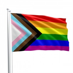 Mister B Progress Pride Flag 90 x 150 cm bandiera Pride Pride