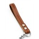 Mister B Dog Leash Chain Brown guinzaglio lungo in catena e pelle