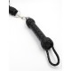 Mister B Impact Premium Leather Flogger Curling Mechanism frusta in pelle metallo