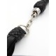 Mister B Impact Premium Leather Flogger Curling Mechanism frusta in pelle metallo