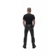 Mister B Polo Black Yellow maglietta polo con logo Mister B